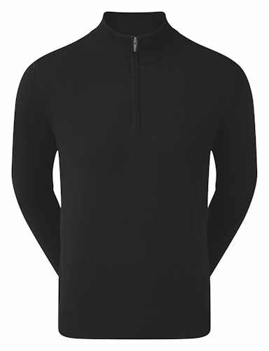 Vindpeysa Herra Wool Blend 1/2 Zip Lined Pullover